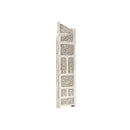 Hand Carved 4 Panel Room Divider White 160 X 165 Cm