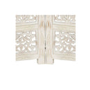 Hand Carved 4 Panel Room Divider White 160 X 165 Cm