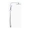 Hand Held Rain Shower Head Set Square Dual Heads Faucet High Pressure