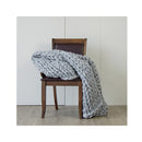 Hand Knitted Chunky Blanket Thick Acrylic Yarn Home Decor Rug Grey