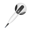 Handheld Vibration Massager Black 4 Interchangeable Heads Adjust Speed