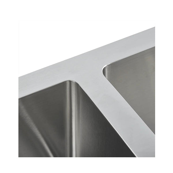 Handmade Kitchen Sink With Overflow Hole Stainless Steel