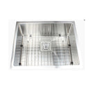 Handmade Stainless Steel Undermount / Topmount Kitchen Sink w/ Waste