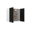 Hanging Cabinet Black 60 X 31 X 60 Cm Engineered Wood