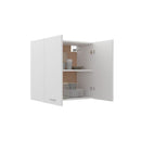 Hanging Cabinet White 60 X 31 X 60 Cm Engineered Wood