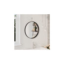 Hanging Mirror With Hook Black 50 Cm