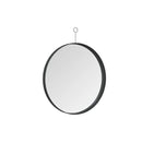Hanging Mirror With Hook Black 50 Cm