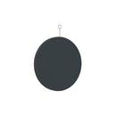 Hanging Mirror With Hook Black 50 Cm