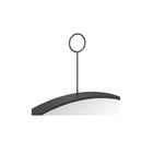 Hanging Mirror With Hook Black 50 Cm