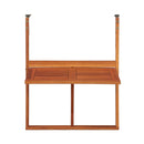 Hanging Balcony Table Solid Acacia Wood