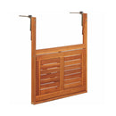 Hanging Balcony Table Solid Acacia Wood