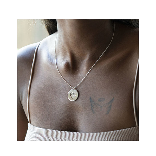 Heart And Initial Necklace