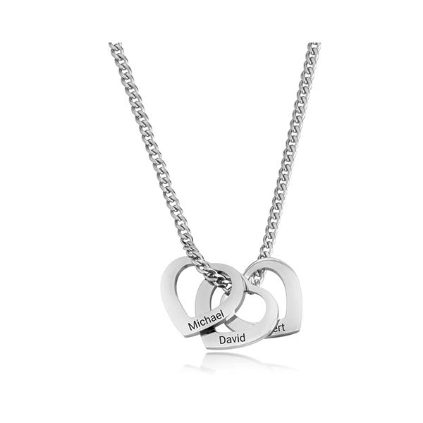 Heart Charm Necklace For Mom