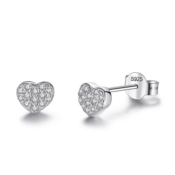 Heart Cubic Zirconia Earrings