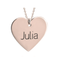 Heart Pendant Name Necklace