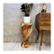 Heart Shape Twisted Stool Raintree Wood Side Table