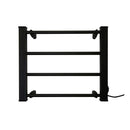 Heated Electric Towel Bathroom Rack Decor Black