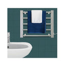Heated Towel Rack Electric Bathroom Towel Rails Silver