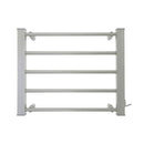 Heated Towel Rack Electric Bathroom Towel Rails Silver