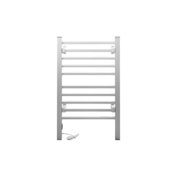 Heated Towel Rail Rack Bathroom Aluminum