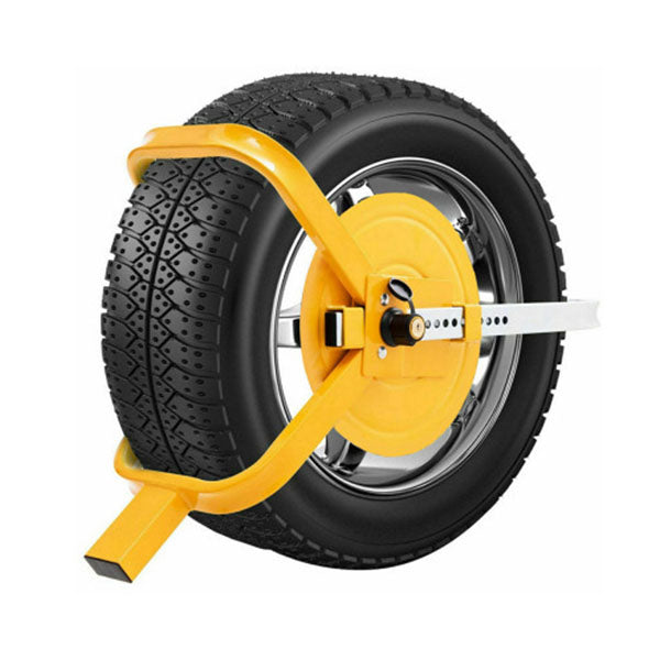 Heavy Duty Wheel Defender Lock Clamp Tyre Car Caravan Trailer