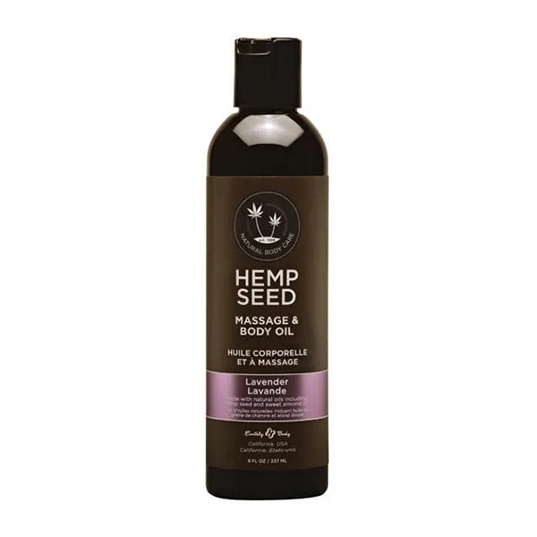 237Ml Eb Hemp Seed Massage Oil Lavender