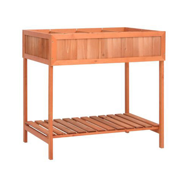Herb Planter 80 X 60 X 80 Cm Solid Firwood