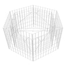 Hexagonal Gabion Planter 100 x 90 x 50 Cm