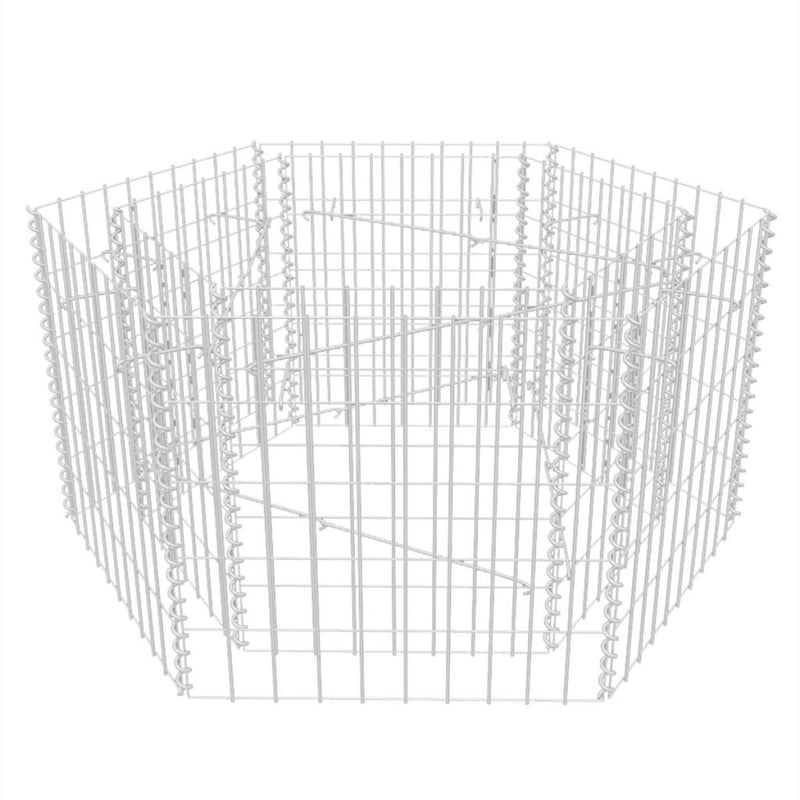 Hexagonal Gabion Planter 100 x 90 x 50 Cm