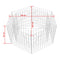 Hexagonal Gabion Planter 100 x 90 x 50 Cm