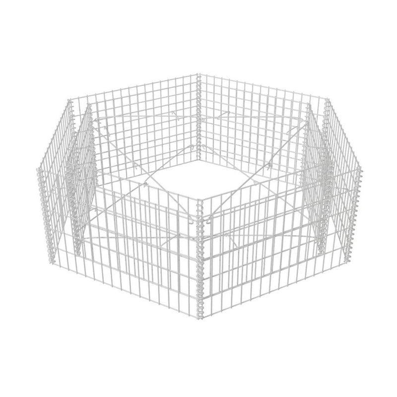 Hexagonal Gabion Planter 160 x 139 x 50 Cm
