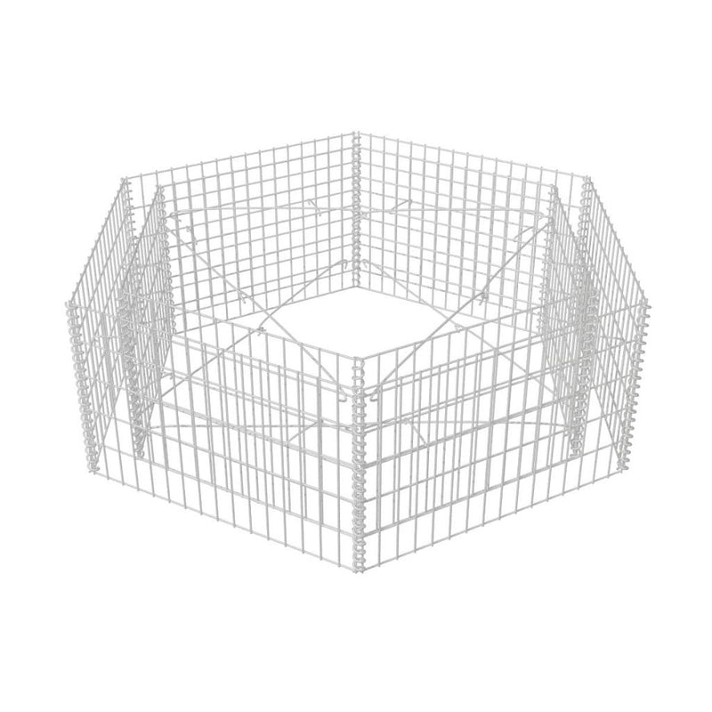 Hexagonal Gabion Planter 160 x 139 x 50 Cm