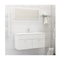 High Gloss White Chipboard Bathroom Furniture Set