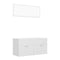 High Gloss White Chipboard Bathroom Furniture Set