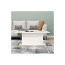 High Gloss White Coffee Table Engineered Wood