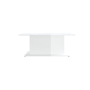 High Gloss White Coffee Table Engineered Wood