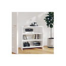 High Gloss White Sideboard Engineered Wood