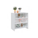 High Gloss White Sideboard Engineered Wood