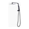 High Pressure Hand Held Rain Shower Head Set Square Dual Heads Faucet