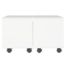 High Gloss White Chipboard Coffee Table 60x60x35cm