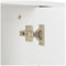 High Gloss White Chipboard Sideboard 71x35x76cm