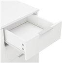 High Gloss White Chipboard Sideboard 71x35x76cm