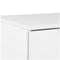 High Gloss White Chipboard Sideboard 71x35x76cm