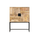 Highboard 80 X 30 X 100 Cm Solid Mango Wood