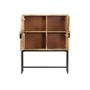 Highboard 80 X 30 X 100 Cm Solid Mango Wood