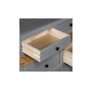Highboard Solid Pine Panama Range Grey