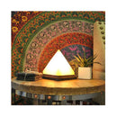 Himalayan Carved Crystal Lamp