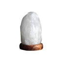 Himalayan White Rock Salt Lamps Natural