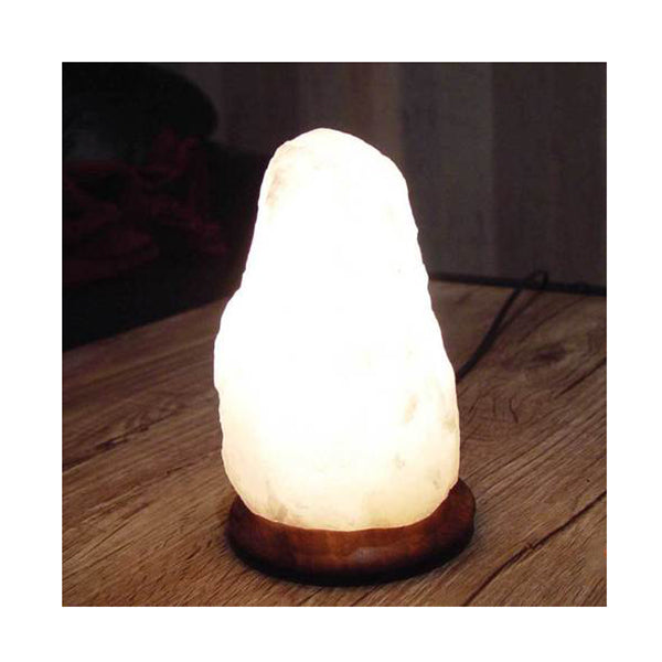 Himalayan White Rock Salt Lamps Natural