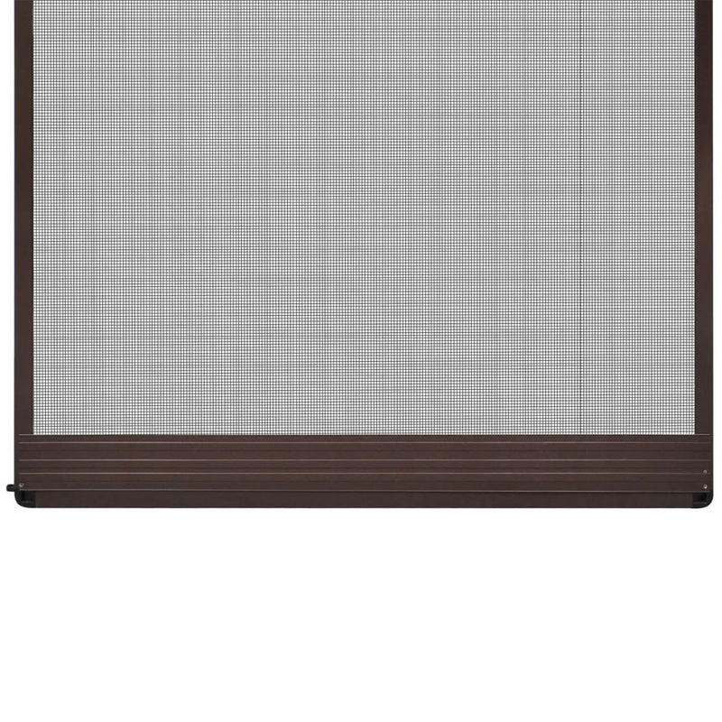 Hinged Insect Screen For Doors 100 x 215 Cm - Brown